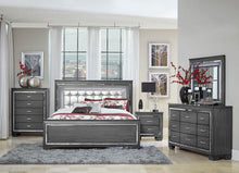 Load image into Gallery viewer, Allura Queen Panel Bed in Gray 1916GY-1*
