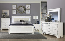 Load image into Gallery viewer, Allura Full Panel Bed in White 1916FW-1*
