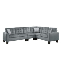 Load image into Gallery viewer, Lantana 2-Piece Reversible Sectional in Gray 9957GY*SC
