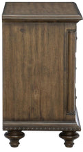 Load image into Gallery viewer, Rachelle 3 Drawer Nightstand in Weathered Pecan 1693-4
