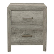 Load image into Gallery viewer, Mandan 2 Drawer Nightstand in Weathered Gray 1910GY-4

