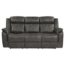 Load image into Gallery viewer, Centeroak Double Reclining Sofa in Gray 9479BRG-3 image
