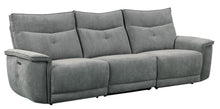 Load image into Gallery viewer, Tesoro Power Double Reclining Sofa w/ Power Headrests in Dark Gray
