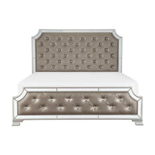 Load image into Gallery viewer, Avondale Queen Upholstered Panel Bed in Silver 1646-1* image
