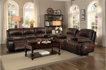 Load image into Gallery viewer, Mahala Double Reclining Loveseat in Brown 8200BRW-2
