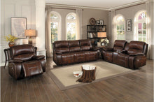 Load image into Gallery viewer, Mahala Double Reclining Loveseat in Brown 8200BRW-2
