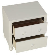 Load image into Gallery viewer, Wellsummer 2 Drawer Nightstand in Gray 1803GY-4
