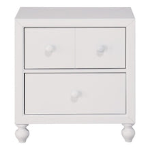 Load image into Gallery viewer, Wellsummer 2 Drawer Nightstand in White 1803W-4
