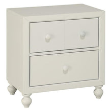 Load image into Gallery viewer, Wellsummer 2 Drawer Nightstand in White 1803W-4
