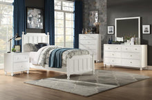 Load image into Gallery viewer, Wellsummer 2 Drawer Nightstand in White 1803W-4
