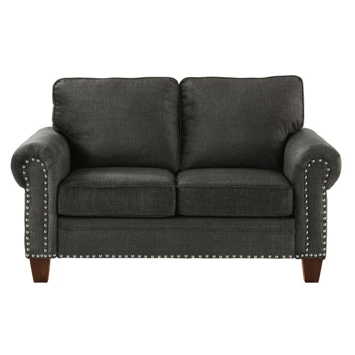 Cornelia Loveseat in Dark Gray 8216DG-2