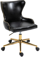 Load image into Gallery viewer, Hendrix Black Faux Leather Office Chair
