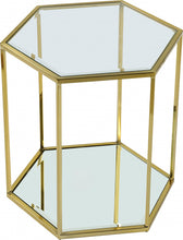 Load image into Gallery viewer, Sei Brushed Gold End Table
