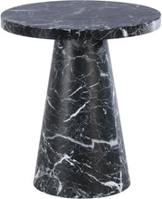 Load image into Gallery viewer, Omni Black Faux Marble End Table
