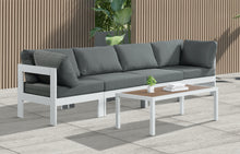 Load image into Gallery viewer, Nizuc Grey Waterproof Fabric Outdoor Patio Modular Sofa
