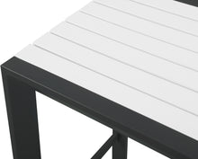 Load image into Gallery viewer, Nizuc White manufactured wood Outdoor Patio Aluminum Square Bar Table
