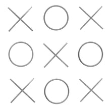 Load image into Gallery viewer, XOXO Chrome Stainless Steel Wall Decor
