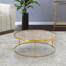 Load image into Gallery viewer, Butterfly Gold Coffee Table
