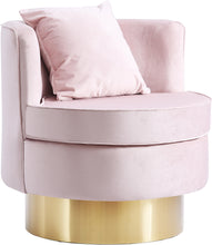 Load image into Gallery viewer, Kendra Pink Velvet Accent Chair
