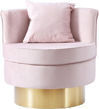 Load image into Gallery viewer, Kendra Pink Velvet Accent Chair
