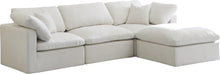 Load image into Gallery viewer, Plush Cream Velvet Standard Cloud Modular Sectional
