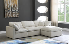 Load image into Gallery viewer, Plush Cream Velvet Standard Cloud Modular Sectional
