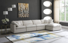 Load image into Gallery viewer, Plush Cream Velvet Standard Cloud Modular Sectional
