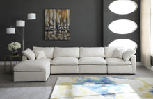 Load image into Gallery viewer, Plush Cream Velvet Standard Cloud Modular Sectional
