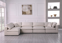 Load image into Gallery viewer, Plush Cream Velvet Standard Cloud Modular Sectional
