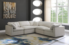 Load image into Gallery viewer, Plush Cream Velvet Standard Cloud Modular Sectional
