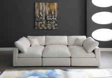 Load image into Gallery viewer, Plush Cream Velvet Standard Cloud Modular Sectional
