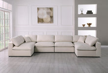 Load image into Gallery viewer, Plush Cream Velvet Standard Cloud Modular Sectional
