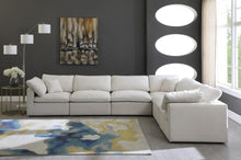 Load image into Gallery viewer, Plush Cream Velvet Standard Cloud Modular Sectional

