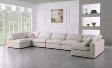 Load image into Gallery viewer, Plush Cream Velvet Standard Cloud Modular Sectional
