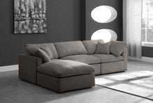 Load image into Gallery viewer, Plush Grey Velvet Standard Cloud Modular Sectional
