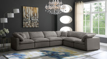 Load image into Gallery viewer, Plush Grey Velvet Standard Cloud Modular Sectional
