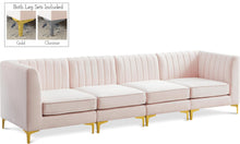 Load image into Gallery viewer, Alina Pink Velvet Modular Sectional
