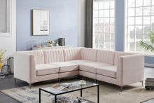 Load image into Gallery viewer, Alina Pink Velvet Modular Sectional
