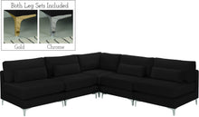 Load image into Gallery viewer, Julia Black Velvet Modular Sectional (5 Boxes)
