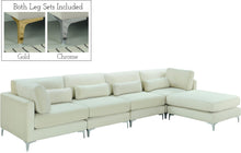 Load image into Gallery viewer, Julia Cream Velvet Modular Sectional (5 Boxes)
