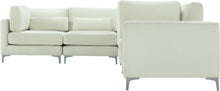 Load image into Gallery viewer, Julia Cream Velvet Modular Sectional (5 Boxes)
