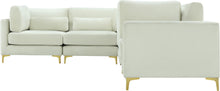 Load image into Gallery viewer, Julia Cream Velvet Modular Sectional (6 Boxes)
