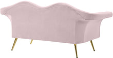 Load image into Gallery viewer, Lips Pink Velvet Loveseat
