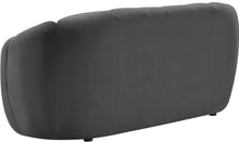 Load image into Gallery viewer, Elijah Grey Velvet Loveseat
