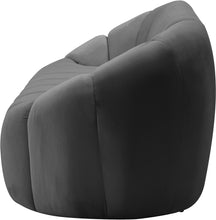 Load image into Gallery viewer, Elijah Grey Velvet Loveseat
