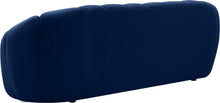 Load image into Gallery viewer, Elijah Navy Velvet Sofa
