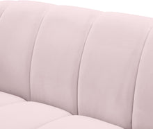 Load image into Gallery viewer, Elijah Pink Velvet Sofa
