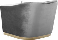 Load image into Gallery viewer, Arabella Grey Velvet Chair
