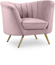 Load image into Gallery viewer, Margo Pink Velvet Chair
