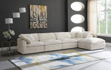 Load image into Gallery viewer, Cozy Cream Velvet Cloud Modular Sectional
